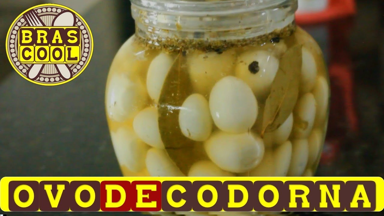 CONSERVA DE OVO DE CODORNA A MAIS SIMPLES E GOSTOSA