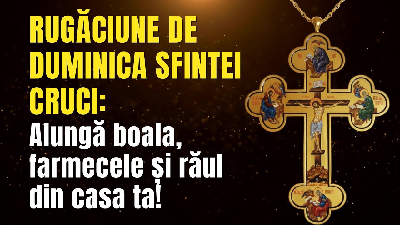 Rugăciune de Duminica Sfintei Cruci: Alungă boala, farmecele și răul din casa ta!