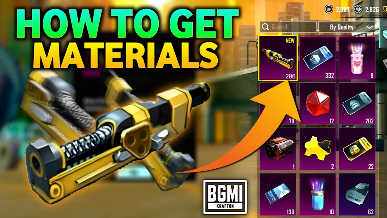 How To Get Material in BGMI Easily | BGMI Material Kaise Len