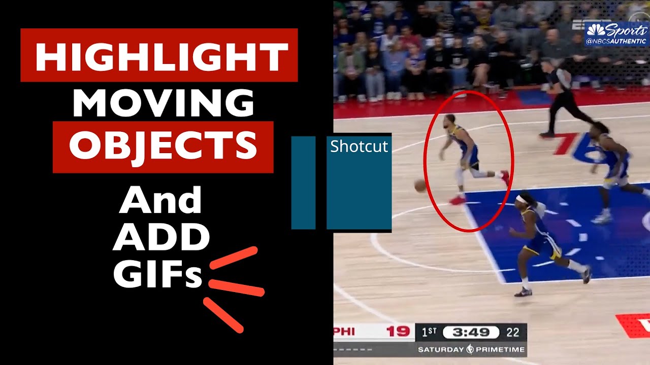 How to Highlight Moving Objects & Add Fun GIFs to Videos | Shotcut Tutorial #shotcut