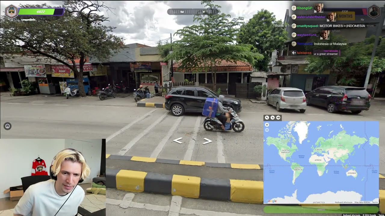 xQc Plays GeoGuessr Duels