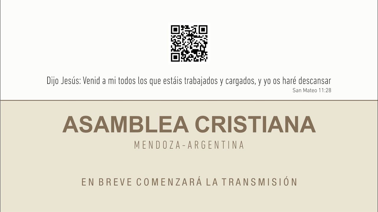 SANTO CULTO EN VIVO - SABADO 18-10-2025 - 20:00 HS - DORREGO - MENDOZA - ARGENTINA