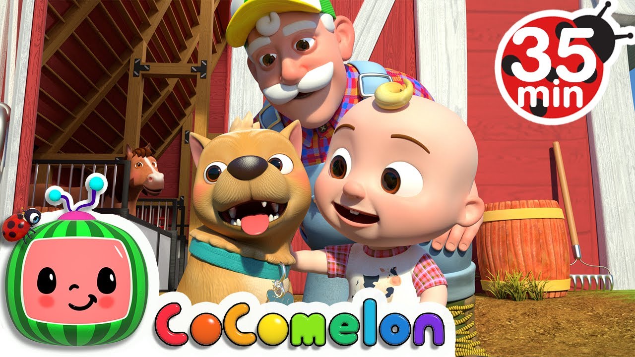 Bingo (Farm Version) + More Nursery Rhymes & Kids Songs - CoComelon