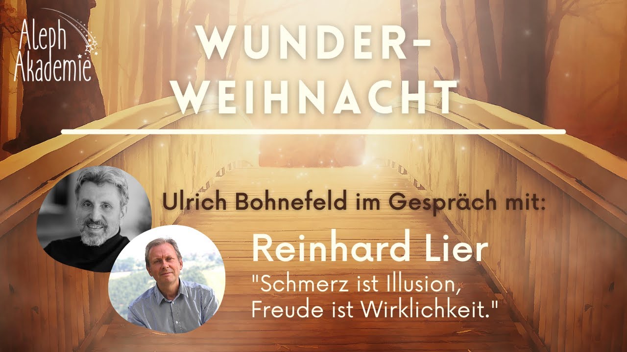 Wunder-Weihnacht 2021 - Ulrich Bohnefeld im Gespr&auml;ch mit Reinhard Lier am 19.12.21