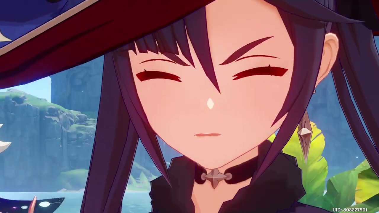 MONA FIGHTS WITH FISCHL Genshin Impact CUTSCENE 2.8