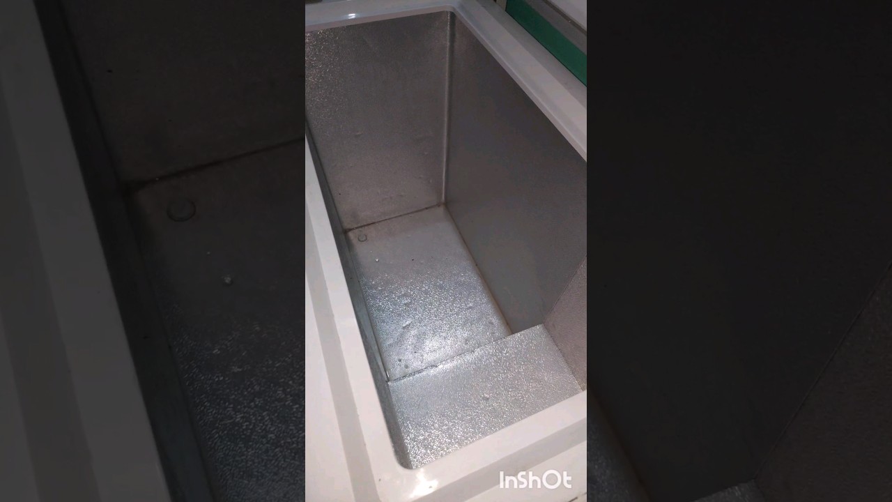Deep Fridge Cleaning ASMR .How to clean ice of fridge