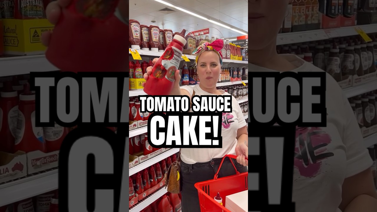 THE TOMATO SAUCE BOTTLE CAKE is a personal fav! What product should I do next?? 🤔