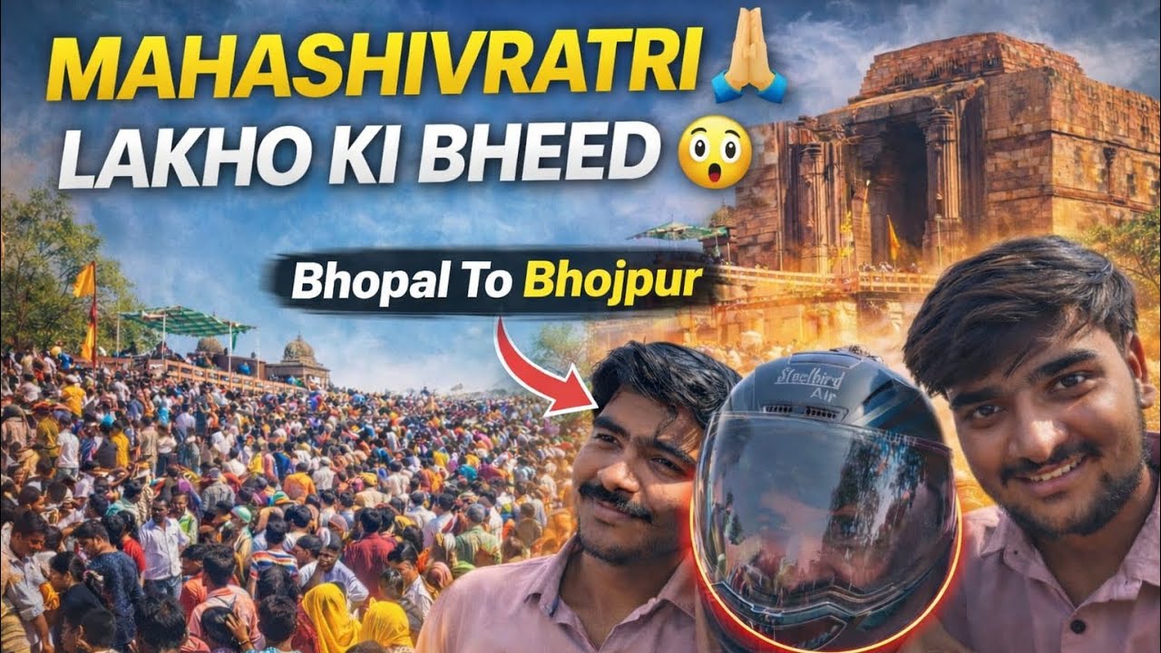 Mahashivratri Bhojpur Mandir Vlog 🙏 Itni Bheed Kabhi Nahi Dekhi 😱
