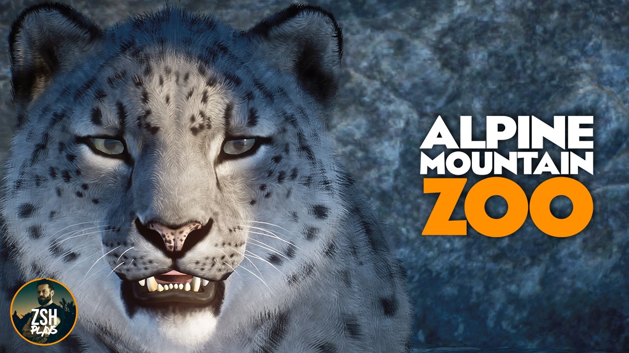 Building a Winter Snow Leopard Habitat in Planet Zoo! | Alpine Mountain Zoo