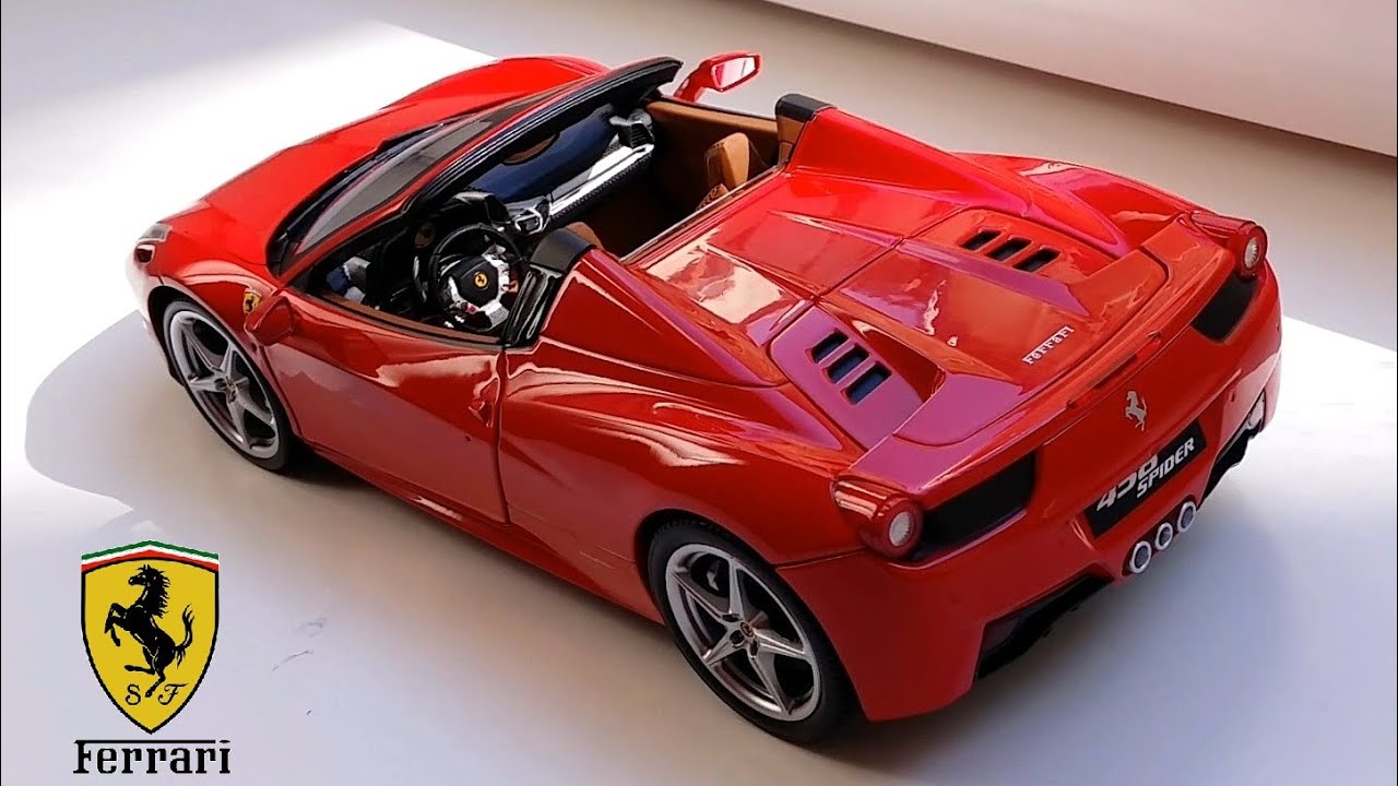 Reviewing the 1/18 Ferrari 458 Spider by Hot Wheels