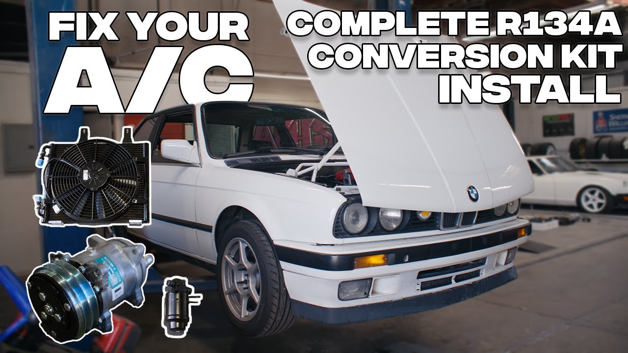 Working A/C In Your BMW E30!? | AC Solutions R134a Complete Install Instructions