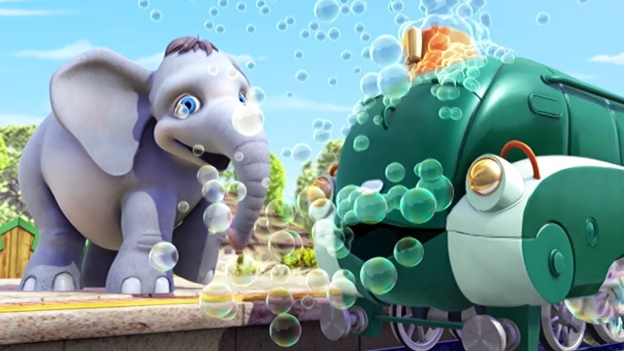 Olwin E As Bolhas! | Chuggington em Português | Programas Para Crianças