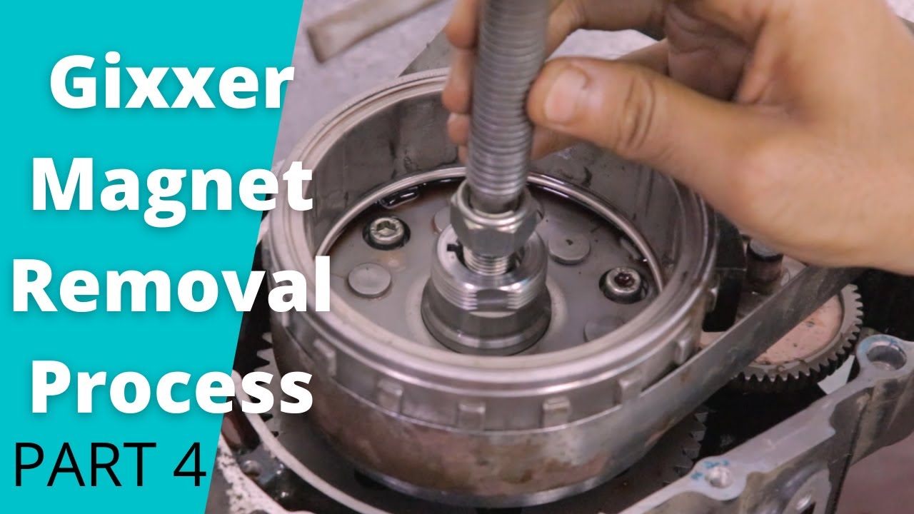 Gixxer Magnet Removal Procedure / Applies to any bike /