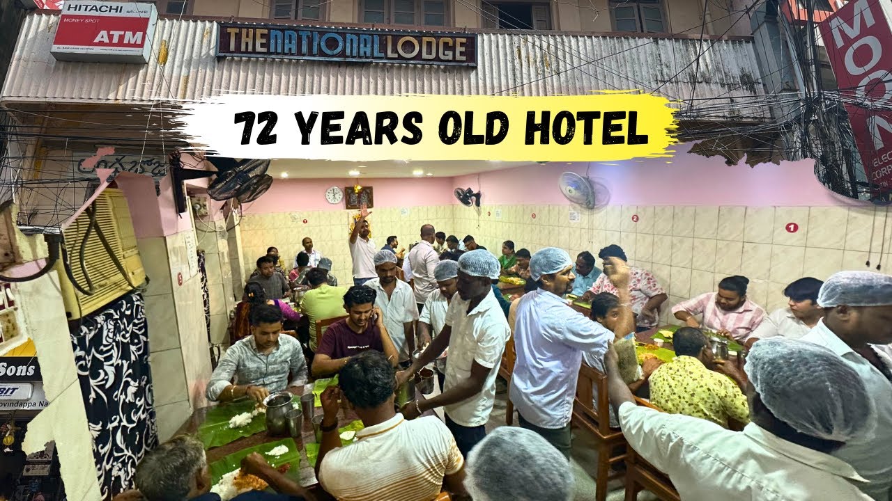 அன்பால் மிரட்டும் சென்னையின் 70 வருட பழய  உணவகம் | 70 years old National large Chennai Andhra meals