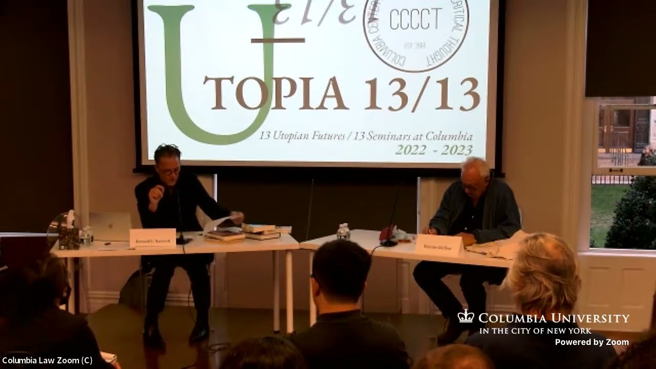 Utopia 1/13 | Étienne Balibar and Bernard E. Harcourt (September 28, 2022)