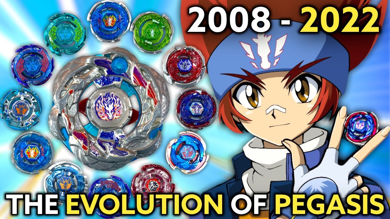 Evolution of PEGASIS (2008-2020) | Beyblade Metal Fight - Burst | BEY HISTORY
