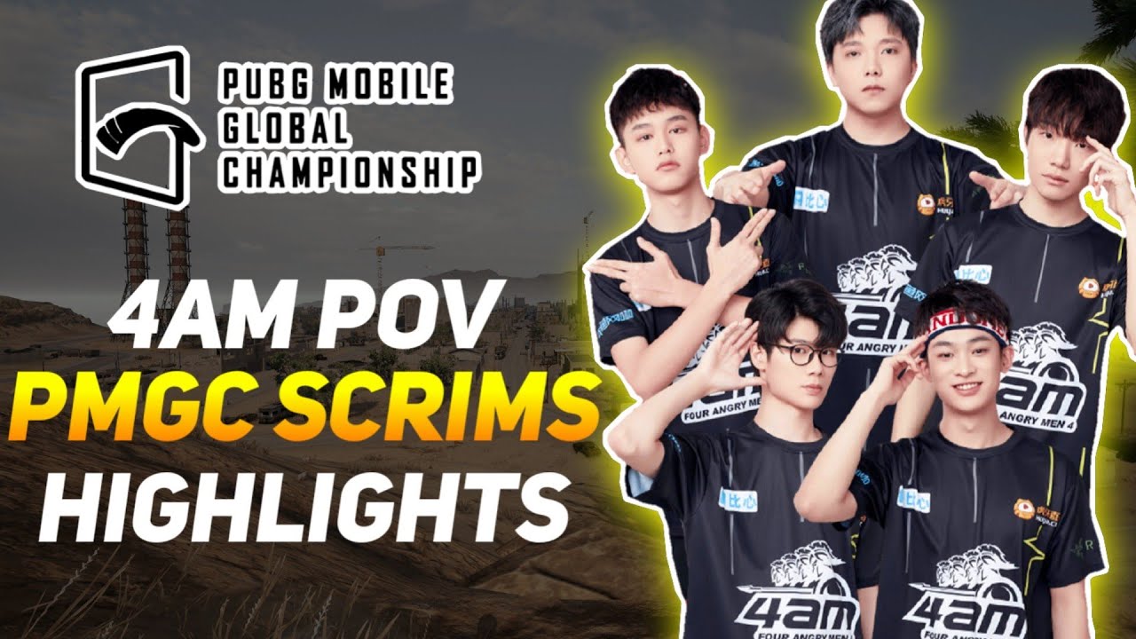 4AM PMGC 2020 SCRIMS HIGHLIGHTS ft. 4AM33svan, 4AMSuk, 4AMXinhe, 4AMHasaki | Pubg Mobile