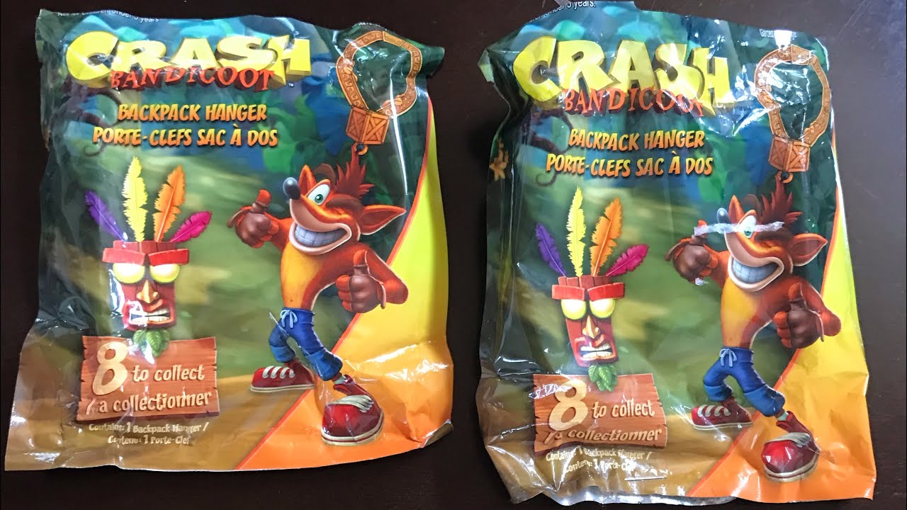 Crash Bandicoot Backpack Hanger Mystery Unboxing