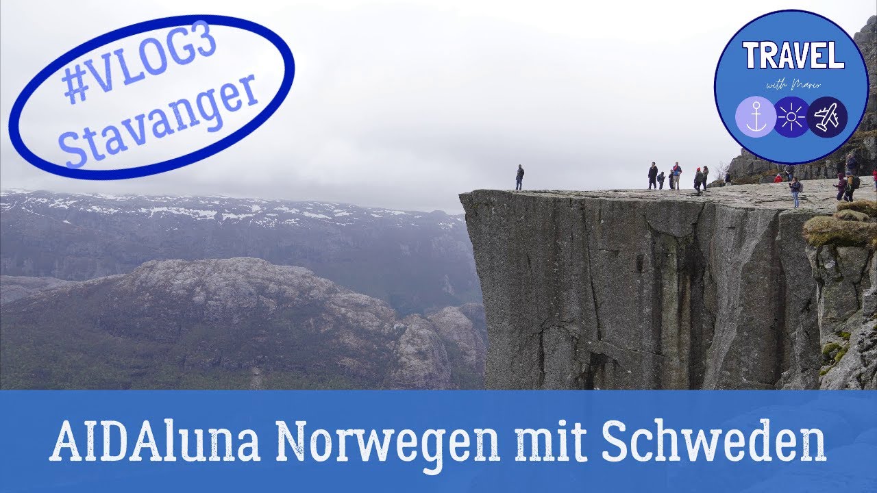 Aidaluna Stavanger Wanderung auf den Preikestolen VLOG 3