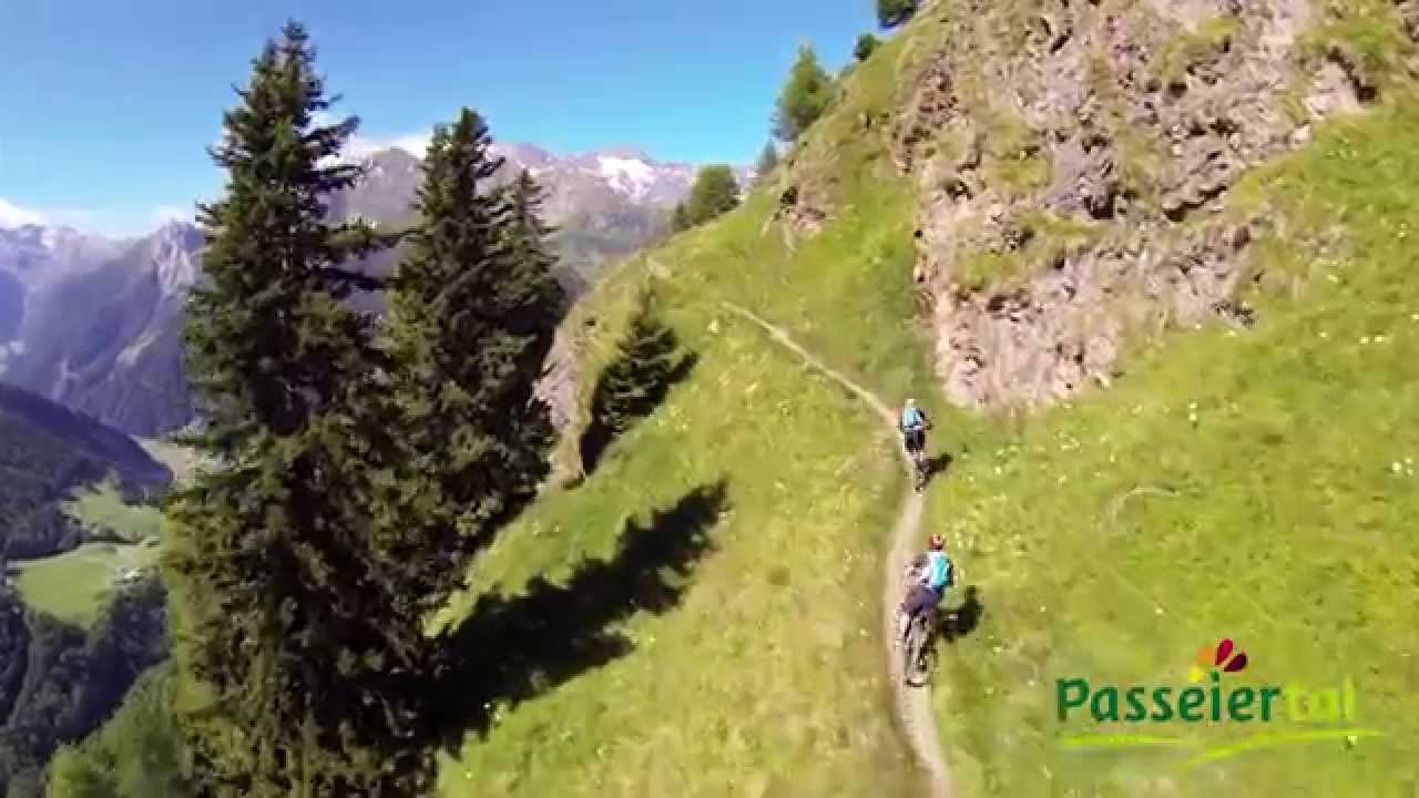 Mountainbiken im Passeiertal, Südtirol
