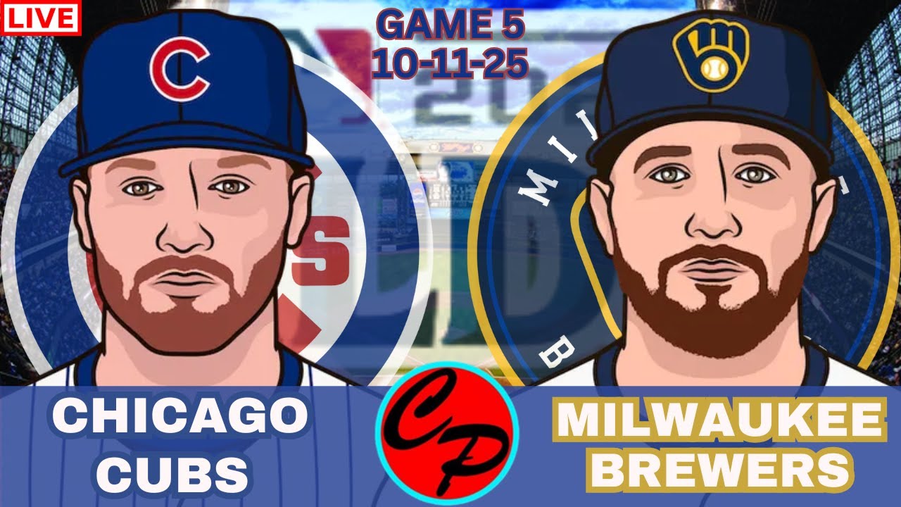 CHICAGO CUBS vs MILWAUKEE BREWERS 2025 MLB DIVISIONAL SERIES GAME 5 LIVE Game Cast & Chat