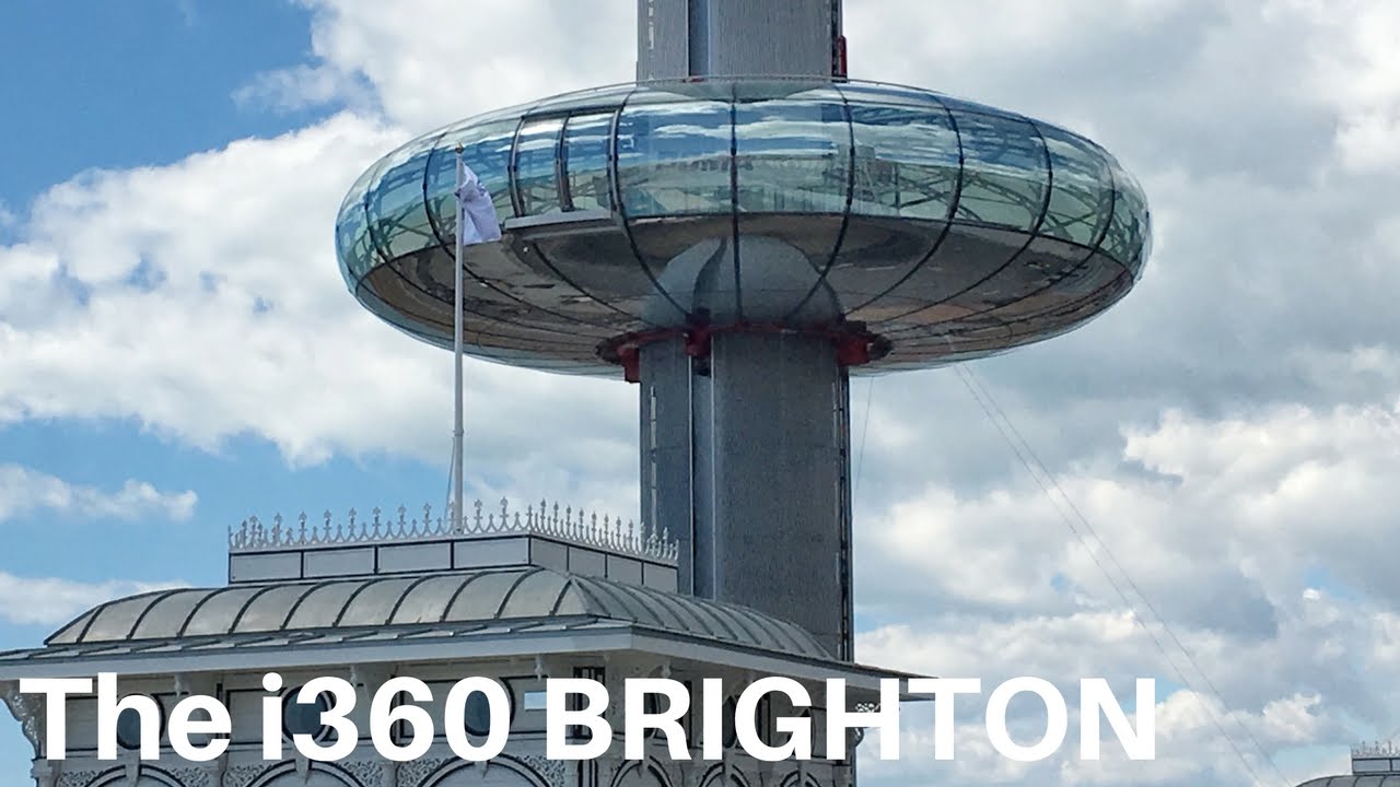 A ride on the BA i360, Brighton, UK