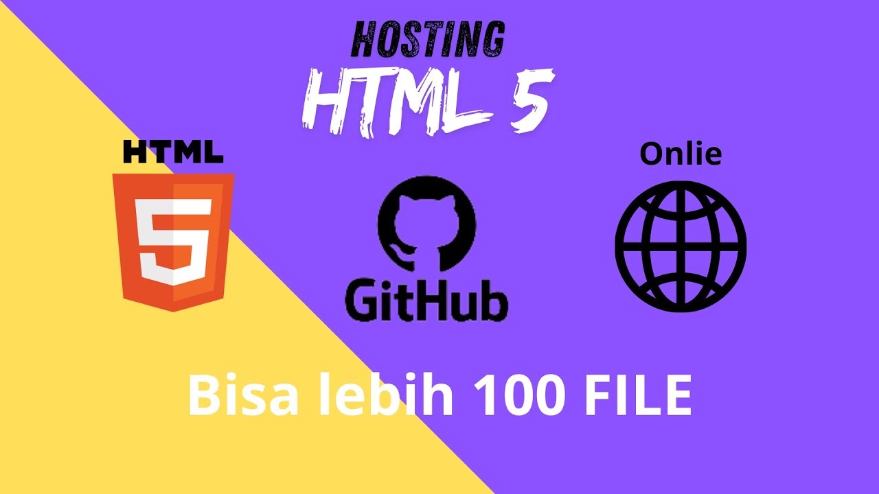 Cara hosting Github lebih 100 file