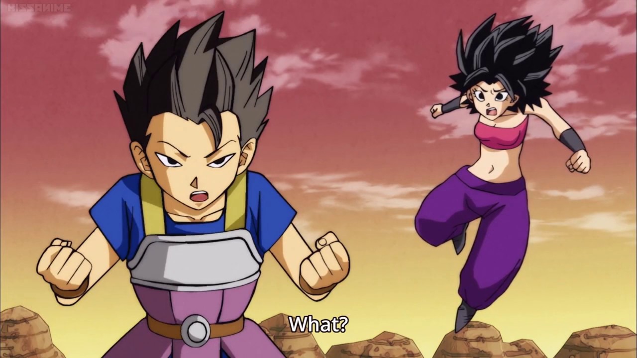 SSJ Cabba and SSJ 2 Caulifla VS LSSJ Kale (English Sub)