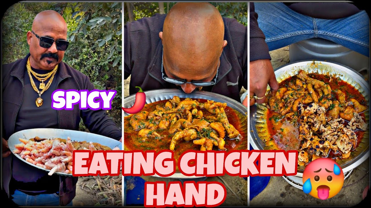 EATING🥵SPICY CHICKEN HAND OR SKIN🔥  #chickenlegpeice #mukbanghorfun #chickenrecipes 