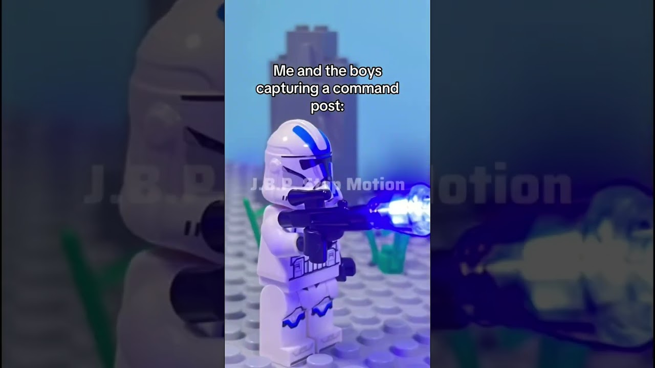 When u hear coughing in Battlefront 2 #clonewars #starwars #battlefront2 #lego #stopmotion