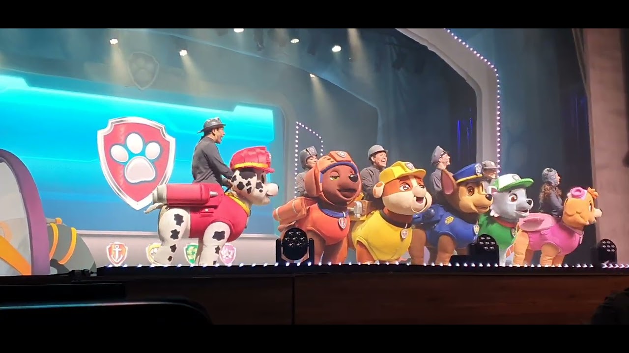 Fui no musical da Patrulha Canina
