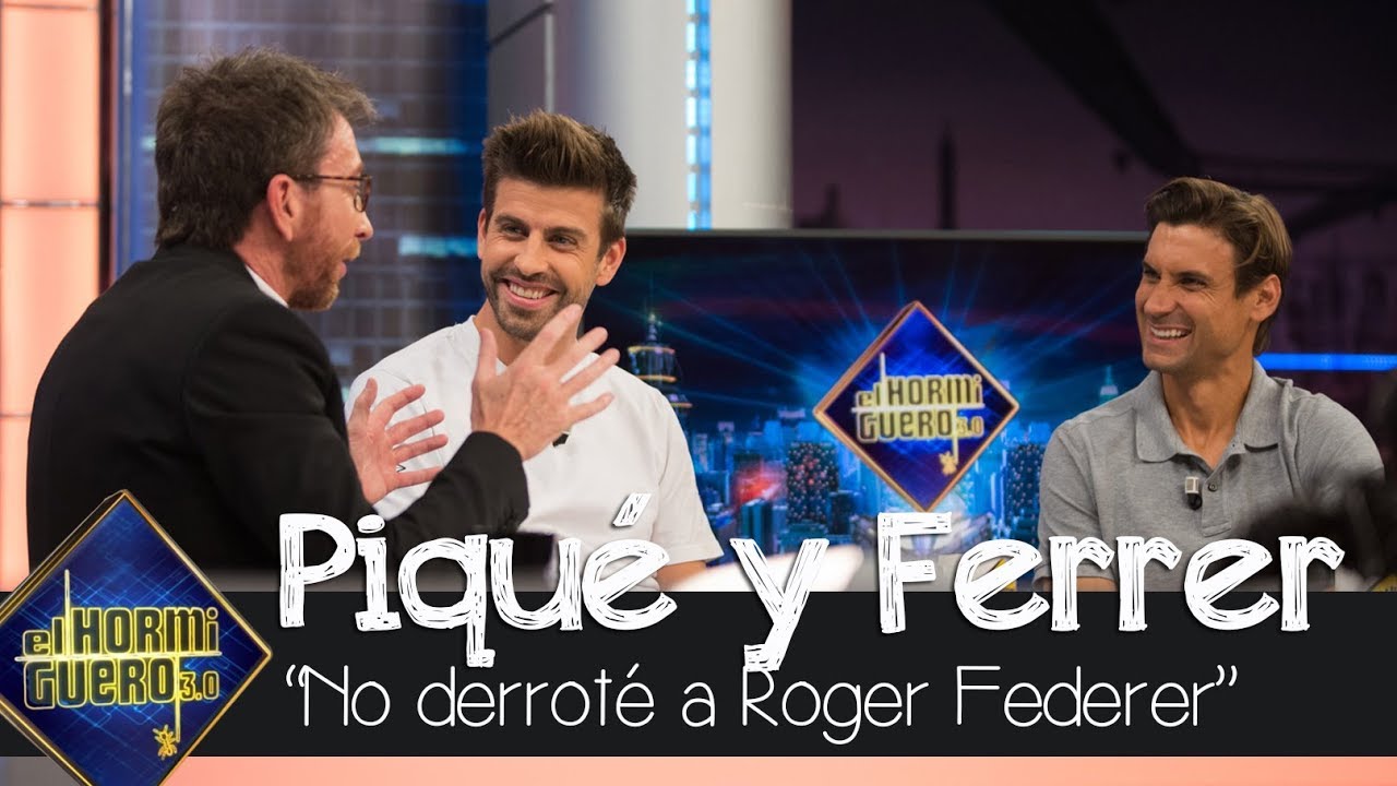 David Ferrer frustrado por no haber derrotado a Roger Federer en su carrera - El Hormiguero 3.0