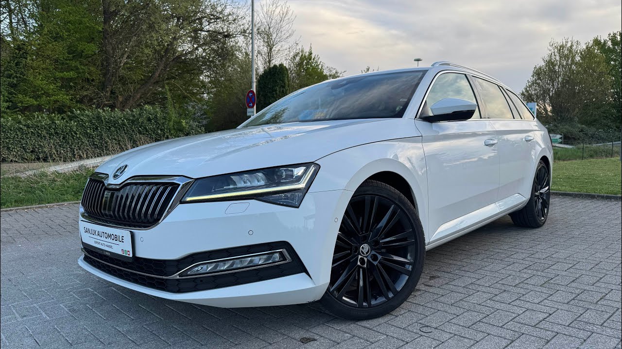 Осмотр Skoda Superb Premium Edition в максимальной комплектации из Германии