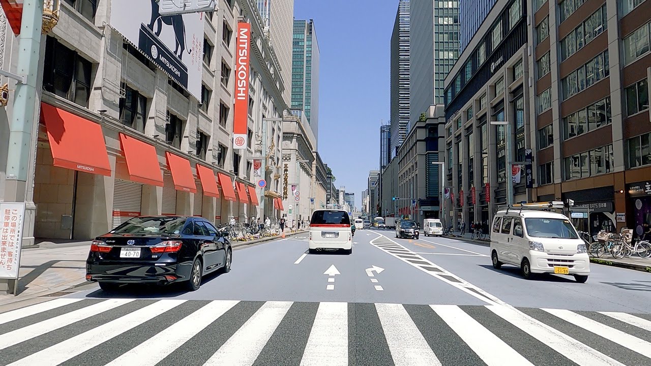 Tokyo Drive [4K] Город Тиёда - Канда, Отэмати и вокзал Токио | ЯПОНИЯ