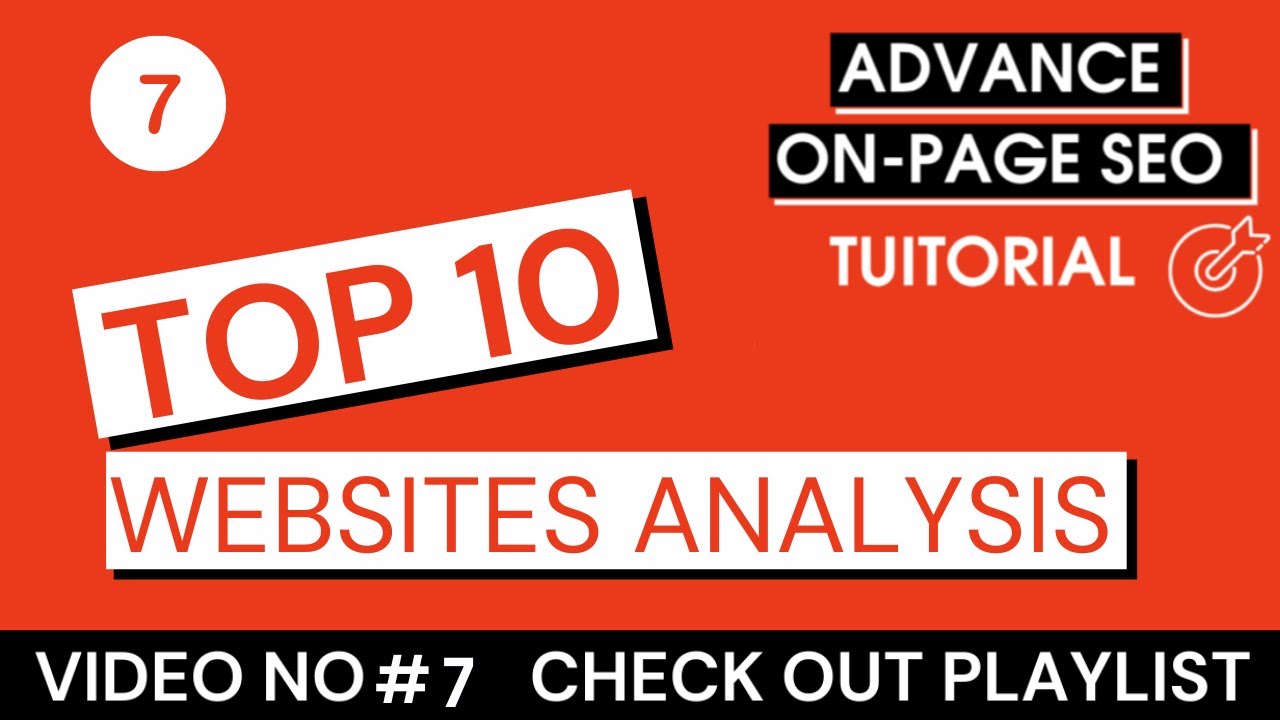 Competitor website analysis in Hindi | Top 10 websites analysis | Keyword search intent | Part 7