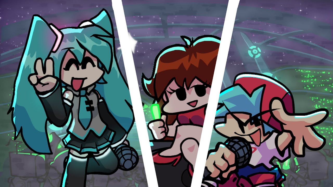 Fnf Opponent Onslaught | Hatsune Miku | Idol Neo charted | FANMADE