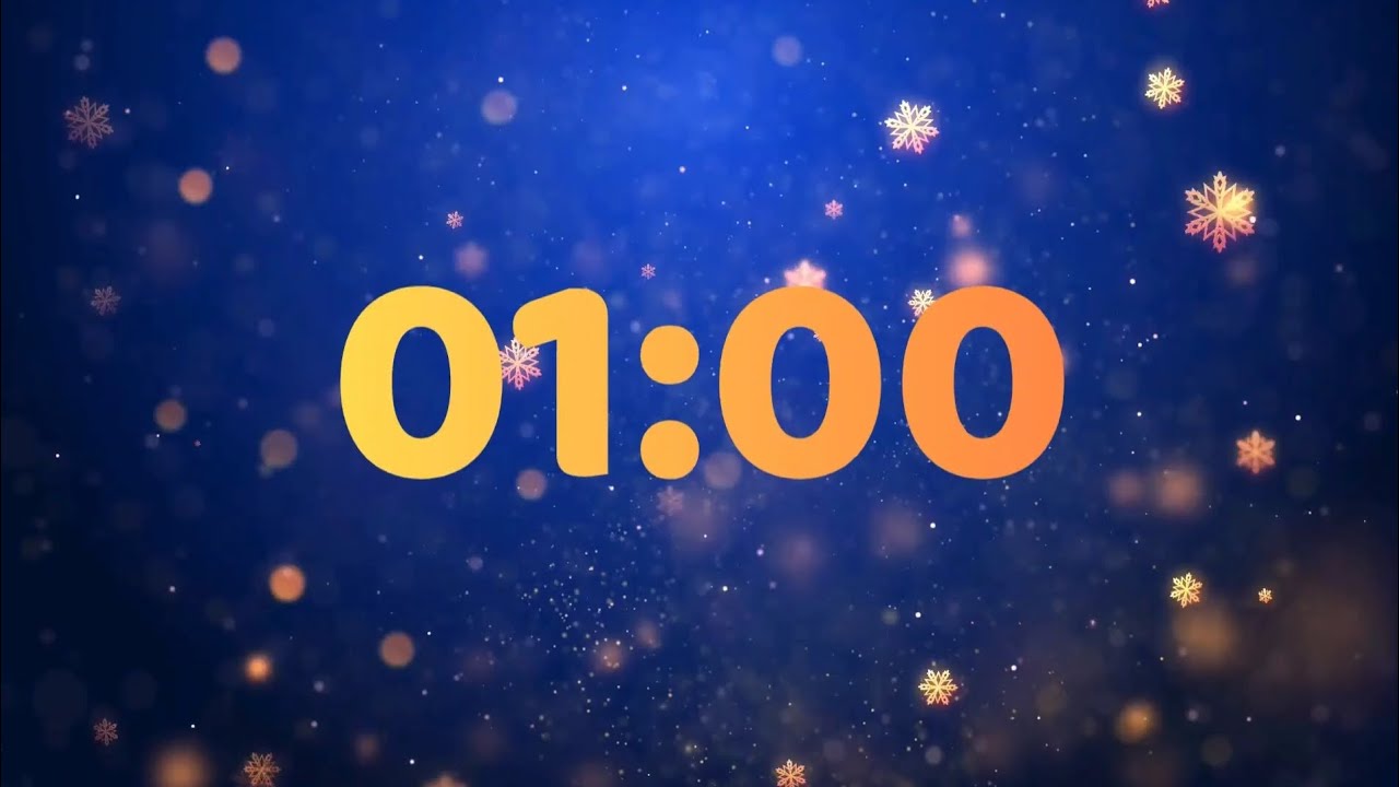 🎉 1 Minute New Year Countdown Timer | Celebrate the Final 60 Seconds! 🎊🥳