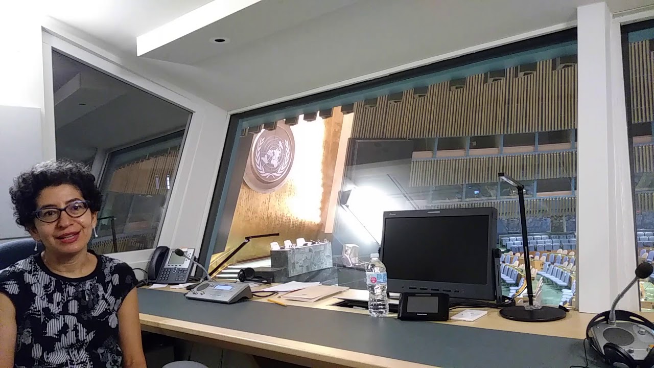 Entre Bastidores de la Asamblea General de las Naciones Unidas: Mélida Buendía, Intérprete Senior