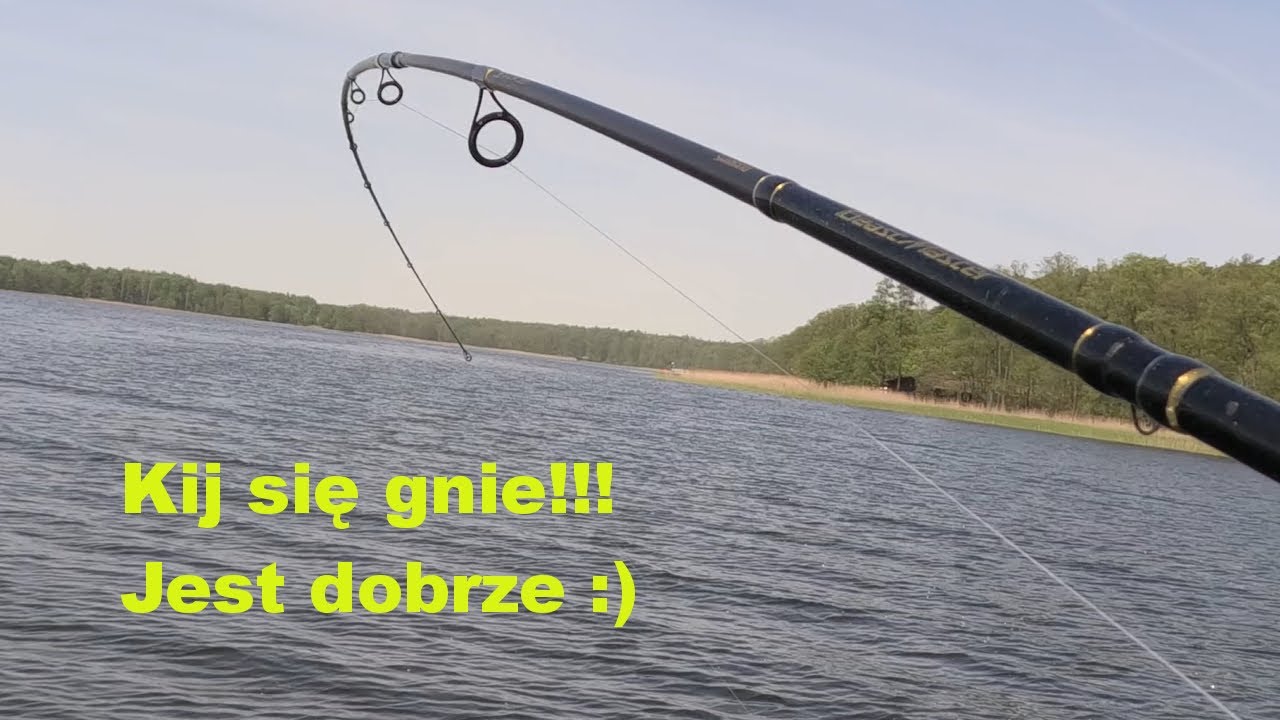 Jezioro Lucieńskie, spinning w maju