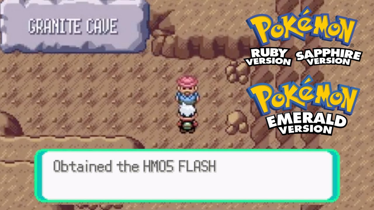 How to get HM05 Flash in Pokemon Ruby & Sapphire and Emerald