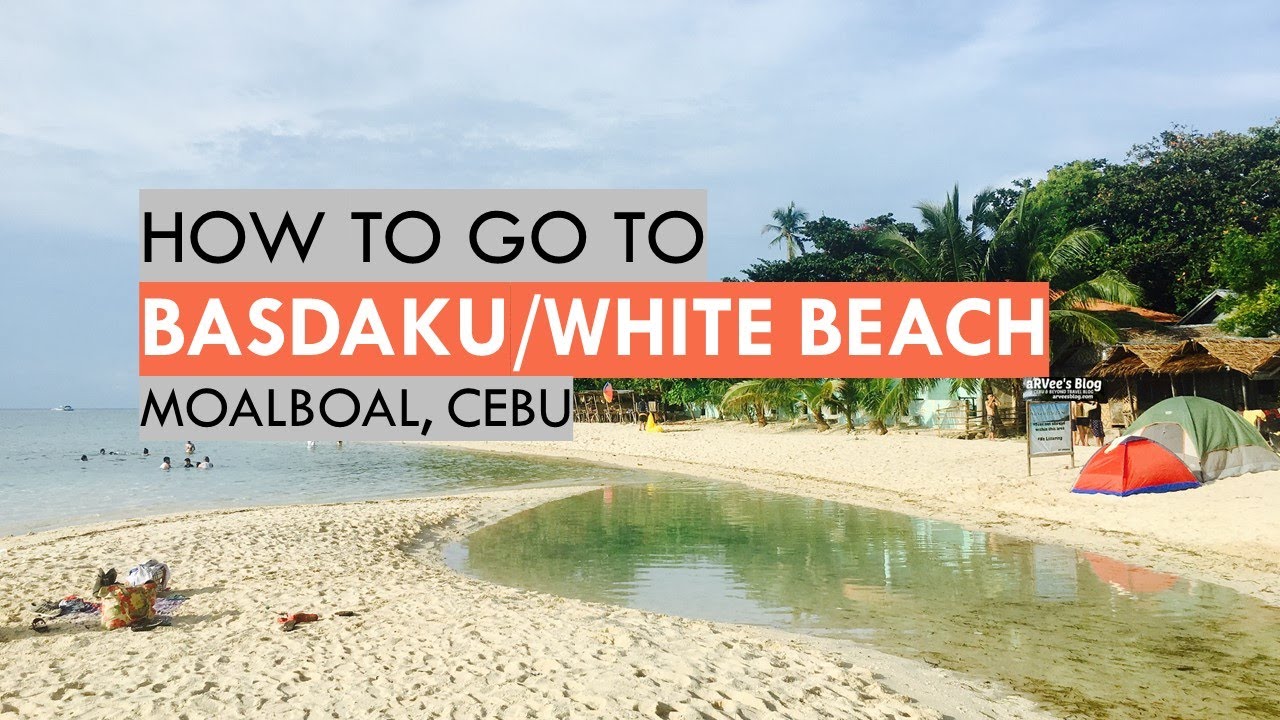 How to go to BASDAKU WHITE BEACH Moalboal Cebu (South) | aRVees Blog