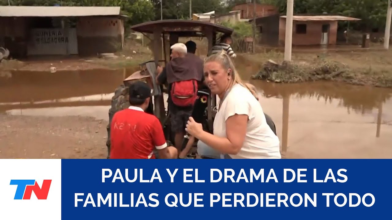 INUNDACIONES: el drama de cientos de familias que perdieron todo y duermen a la vera de la ruta