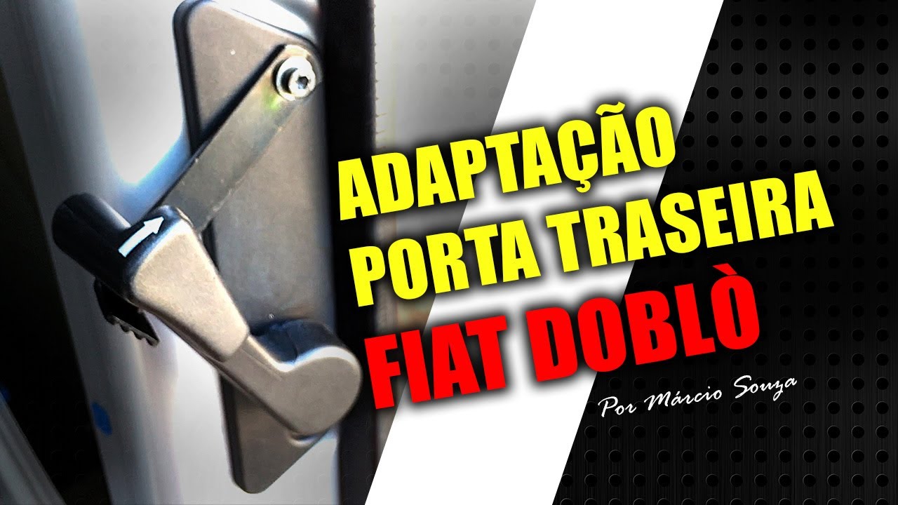 Suporte p/ alavanca porta traseira Fiat DOBLO