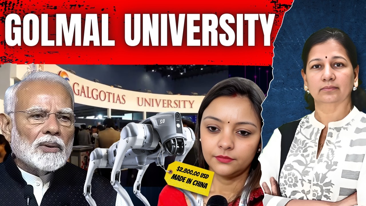 Galgotias University Fake in India Controversy Explained| C Vanaja #AISummitControversy #robodog