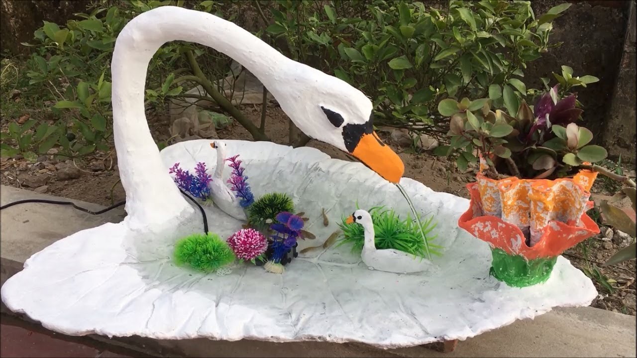 Creative Ideas with Cement For Garden | Making Small Fish Tank and Flower Pots | Beautiful and easy