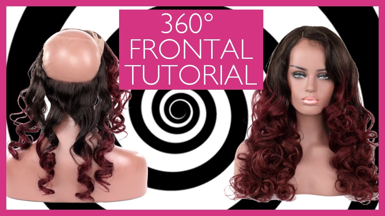 360 Lace Frontal Ombre Wig Making Tutorial Sew In Weave l NO GLUE l NO HAIR OUT
