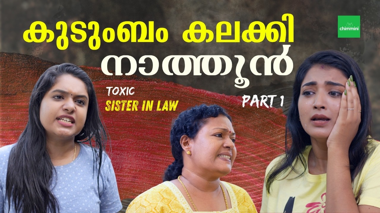 നാത്തൂൻ പോര്  Part 01 | Toxic Sister In Law | Web Series Malayalam l Chimmini