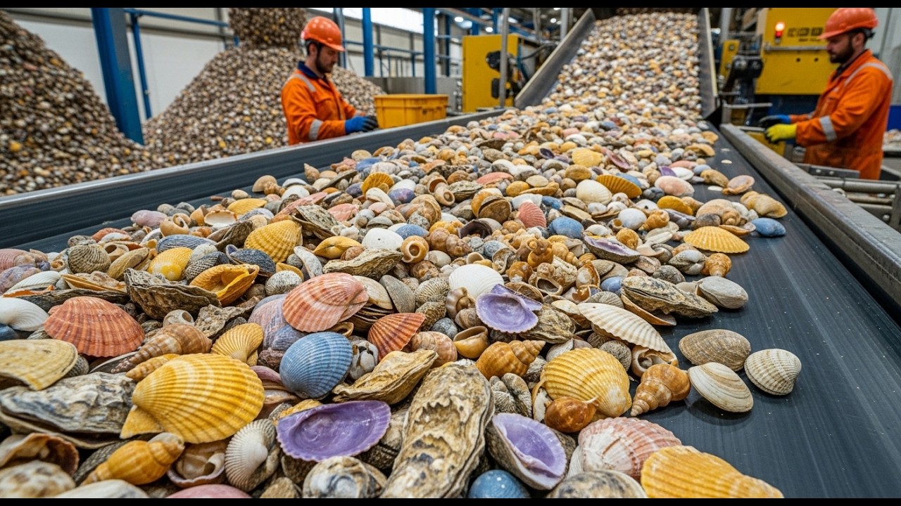 From Ocean Shells to Industrial Materials | Seashell Recycling Process
