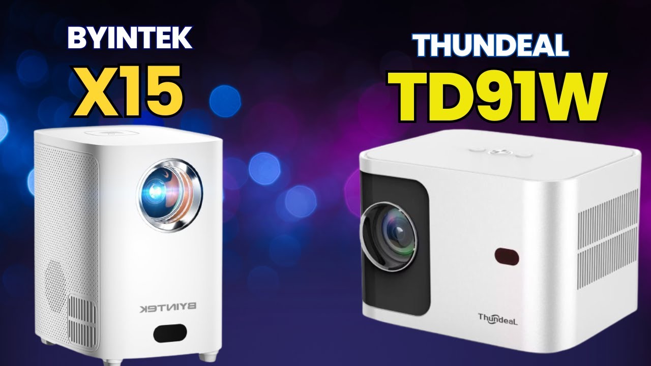 COMPARATIVO | THUNDEAL TD91W vs BYINTEK X15: QUAL MELHOR PROJETOR CUSTO BENEFÍCIO?