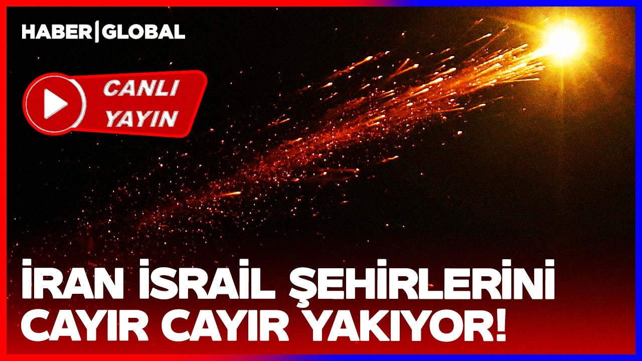 CANLI | İSRAİL TEL AVİV'DE SİRENLER &Ccedil;ALIYOR! İran B&ouml;lgeye F&uuml;ze Yağdırıyor!